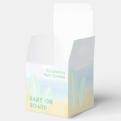 ベビーオンボードサーフィンビーチ水色ベビーシャワー フェイバーボックス (オープン)