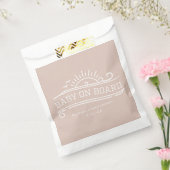 ベビーオンボードサーフィンピンクベビーシャワー フェイバーバッグ (封をした状態)