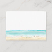 ベビーオンボードサーフィンボーイベビーシャワーおむつ エンクロージャーカード (裏面)