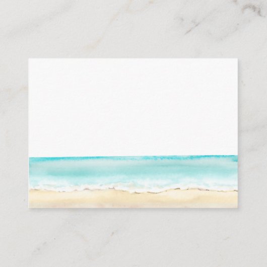 ベビーオンボードサーフィンボーイベビーシャワーおむつ エンクロージャーカード (裏面)