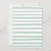 ベビーオンボードサーフトロピカルキュートボーイベビーシャワー 招待状 (裏面)