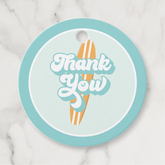 ベビーオンボードサーフビーチベビーシャワークラシックラウンド フェイバータグ (正面)