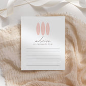 ベビーオンボードサーフベビーシャワーアドバイスカード