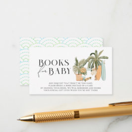 ベビーオンボードサーフベビーシャワー予約リクエスト エンクロージャーカード