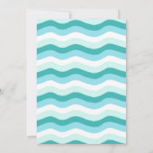 ベビーオンボードサーフベビーシャワー招待状 招待状 (裏面)