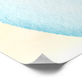 ベビーオンボードサーフボードウェルカムベビーシャワー ポスター (角)