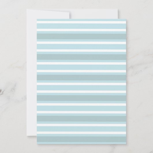 ベビーオンボードサーフボードビーチベビーシャワーインビタティ 招待状 (裏面)