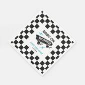 ベビーオンボードスケートボードベビーシャワーナプキンズ スタンダードランチョンナプキン (角)
