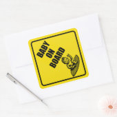 ベビーオンボードステッカー スクエアシール (封筒)