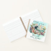 ベビーオンボードトロピカルサーフィンフローラゲストブック ノートブック (内部)