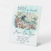 ベビーオンボードトロピカルサーフィンマムオーサバー 台座サイン (正面)