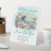 ベビーオンボードトロピカルサーフィンマムオーサバー 台座サイン (インサイチュ)