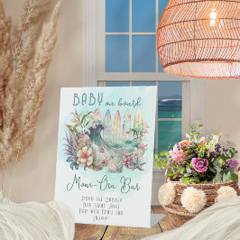 ベビーオンボードトロピカルサーフィンマムオーサバー 台座サイン