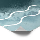 ベビーオンボードニュートラル石板ベビーシャワーウェルカム ポスター (角)