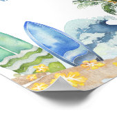 ベビーオンボードビーチサンキュー来の ポスター (角)