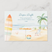 ベビーオンボードビーチサーフベビーシューウィディパーラッフル エンクロージャーカード (正面)