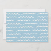 ベビーオンボードビーチベビーシャワーサンキューカード サンキューカード (裏面)