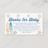 ベビーオンボードビーチベビーシャワーブックベビー エンクロージャーカード (正面)