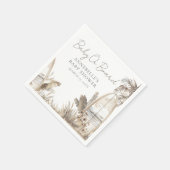 ベビーオンボードビーチベビーシャワー スタンダードカクテルナプキン (角)