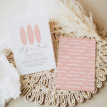 ベビーオンボードピンクサーフボードガールベビーシャワー