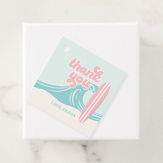 ベビーオンボードベビーシャワーありがとうメッセージカード フェイバータグ (インサイチュ)