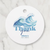 ベビーオンボードベビーシャワーありがとう フェイバータグ (正面)