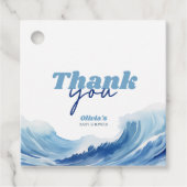 ベビーオンボードベビーシャワーありがとう フェイバータグ (正面)