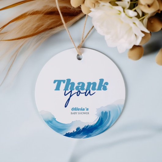 ベビーオンボードベビーシャワーありがとう フェイバータグ