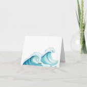 ベビーオンボードベビーシャワーサーフベビー サンキューカード (裏面)