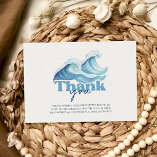 ベビーオンボードベビーシャワーサーフベビー サンキューカード