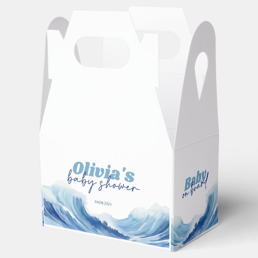 ベビーオンボードベビーシャワーボックス、サーフベビーシャワー フェイバーボックス (オープン)