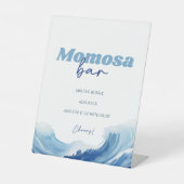 ベビーオンボードベビーシャワーモモモザバー 台座サイン (正面)