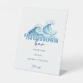 ベビーオンボードベビーシャワーモモモザバー 台座サイン (正面)