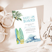 ベビーオンボードベビーシャワー招待状 招待状