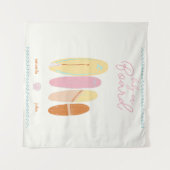 ベビーオンボードベビーシャワー海テーマ タペストリー (正面(横))