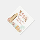 ベビーオンボードベビーシャワー紙プレート スタンダードカクテルナプキン (角)