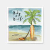 ベビーオンボードベビーシャワー スタンダードカクテルナプキン (正面)