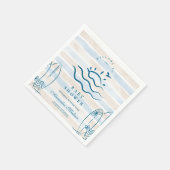 ベビーオンボードベビーシャワー スタンダードカクテルナプキン (角)