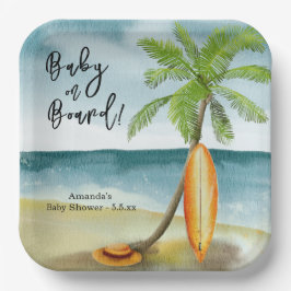 ベビーオンボードベビーシャワー ペーパープレート