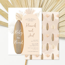 ベビーオンボードベビーシャワー 招待状