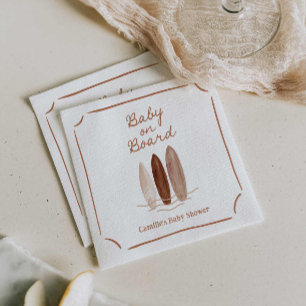 ベビーオンボードボホビーチ スタンダードカクテルナプキン