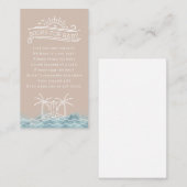 ベビーオンボード予約リクエストピンク赤ちゃんシャワー エンクロージャーカード (正面/裏面)