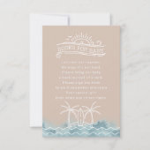 ベビーオンボード予約リクエストピンク赤ちゃんシャワー 招待状 (正面)