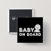 ベビーオンボード妊娠告知 缶バッジ (正面&裏面)