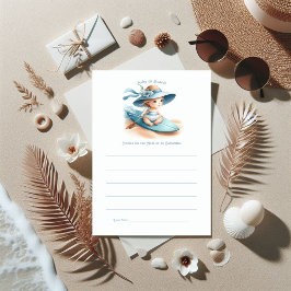 ベビーオンボード沿岸ベビーシャワー アドバイスカード