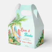 ベビーオンボード熱帯サーフィンベビーシャワー感謝してい フェイバーボックス (正面サイド)