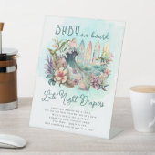 ベビーオンボード熱帯サーフィン深夜おむつ 台座サイン (インサイチュ)