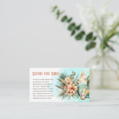 ベビーオンボード熱帯ベビーシャワーブックベビー エンクロージャーカード (スタンド正面)