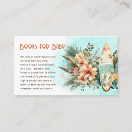 ベビーオンボード熱帯ベビーシャワーブックベビー エンクロージャーカード