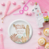 ベビーオンボード男女兼用ベビーシャワープレート ペーパープレート (パーティー)